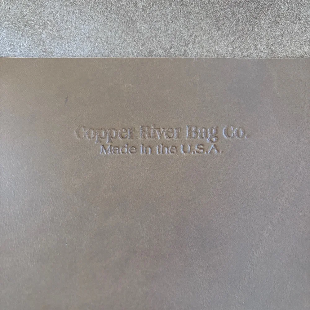 Copper River Bag Company Messenger Shoulder Bag Tan Leather